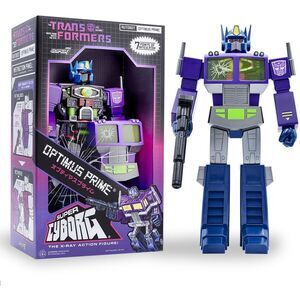 Super7 - Transformers Super Cyborg - Optimus Prime (Shattered Glass Purple)